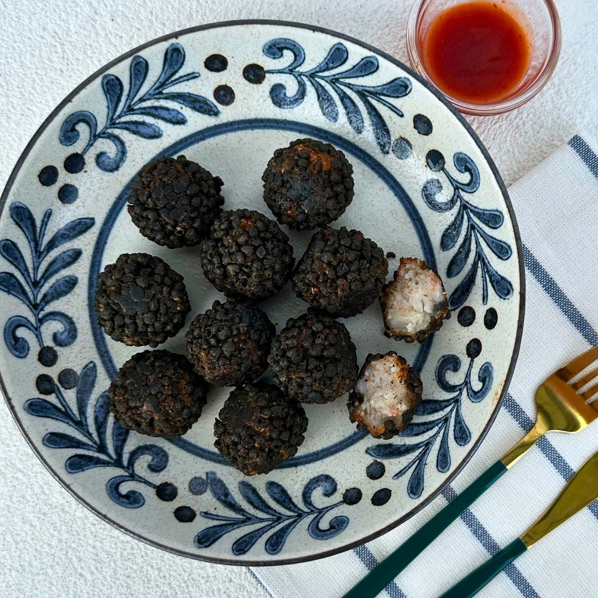 Black Truffle Shrimp Ball