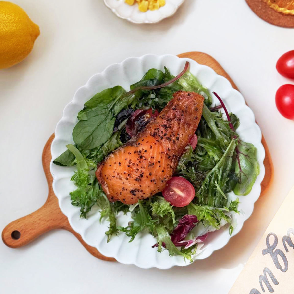 Hot Smoked Salmon Trout Portion