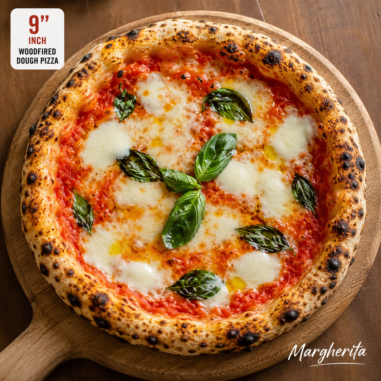 9" Margherita Woodfired Dough Pizza