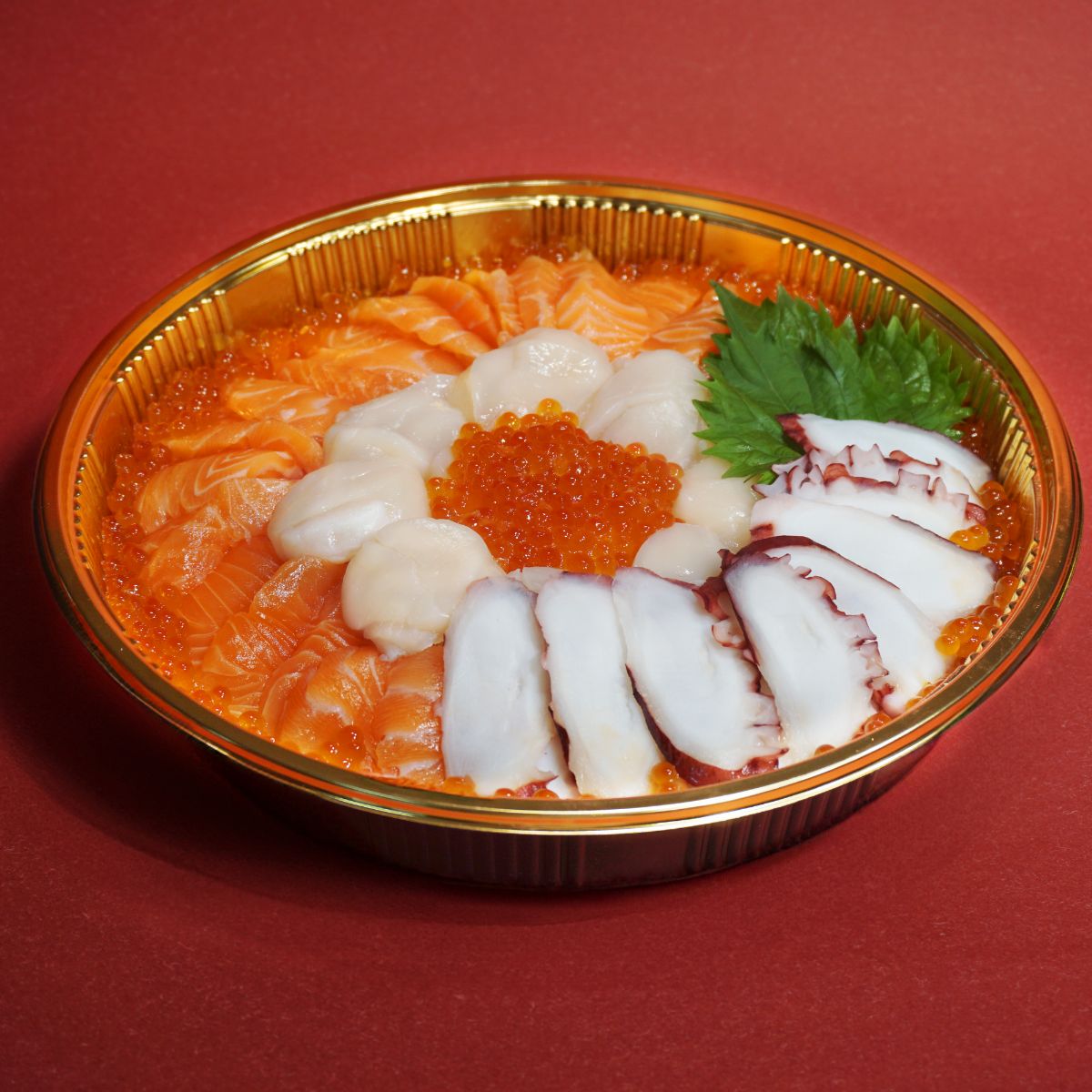 Salmon and Scallop Sashimi Party Platter