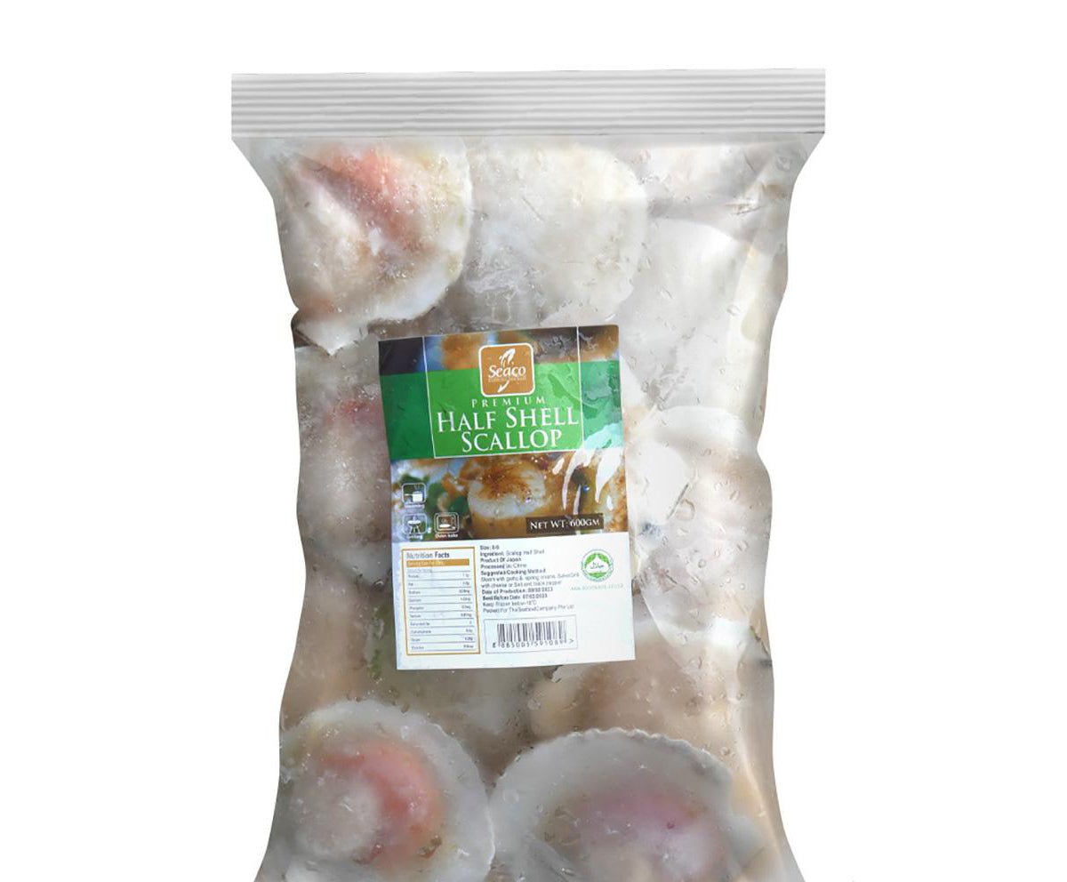 Japanese Half Shell Scallop with Truffle Cheese Sauce