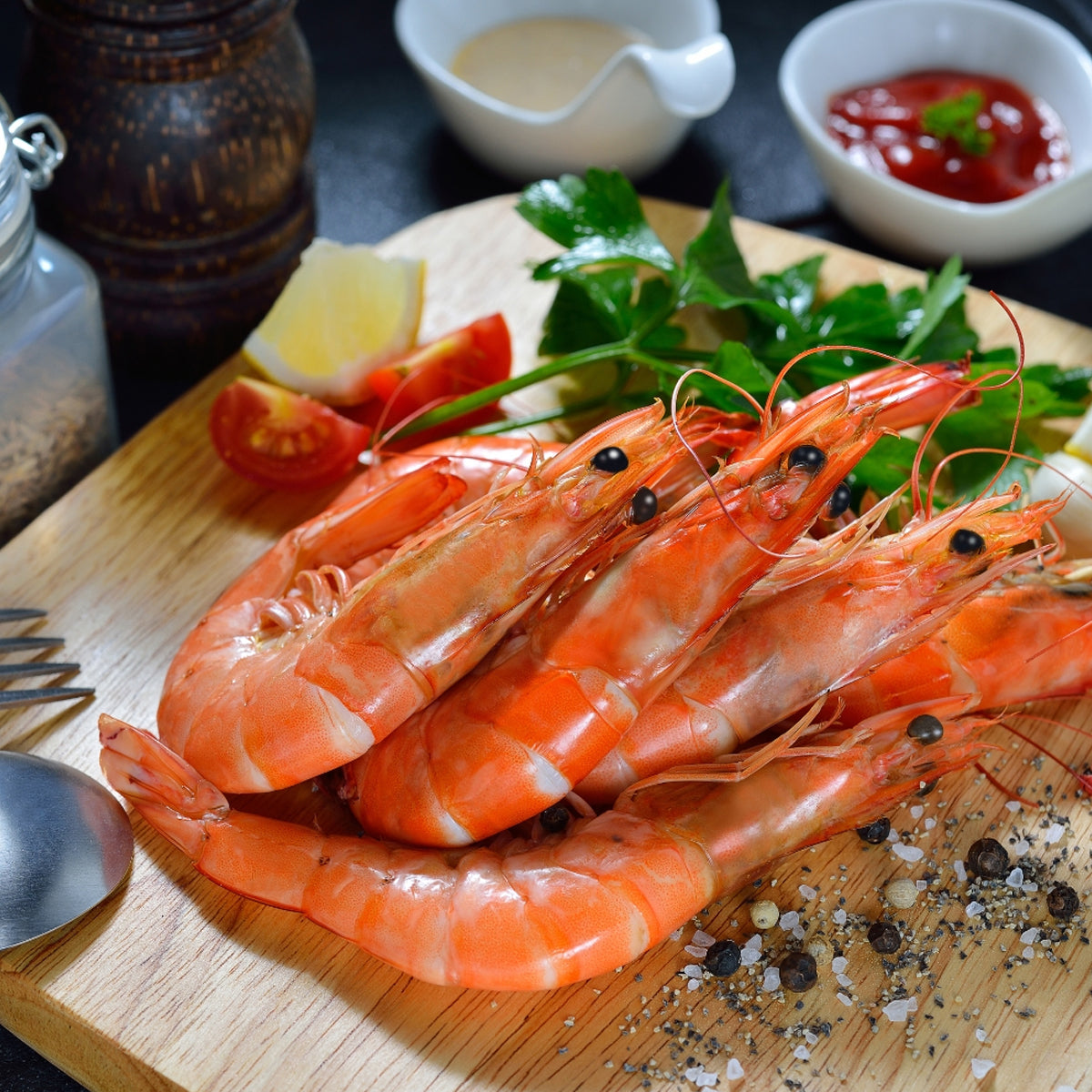 Cooked Vannamei Prawns