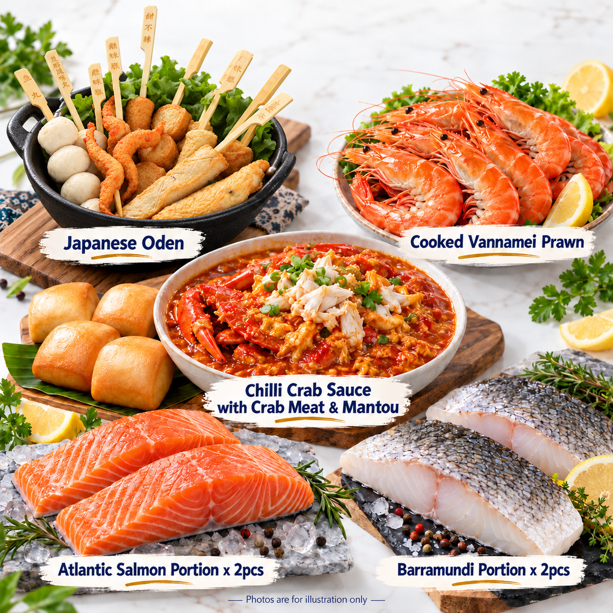 Seafood Famiily Favourites Bundle