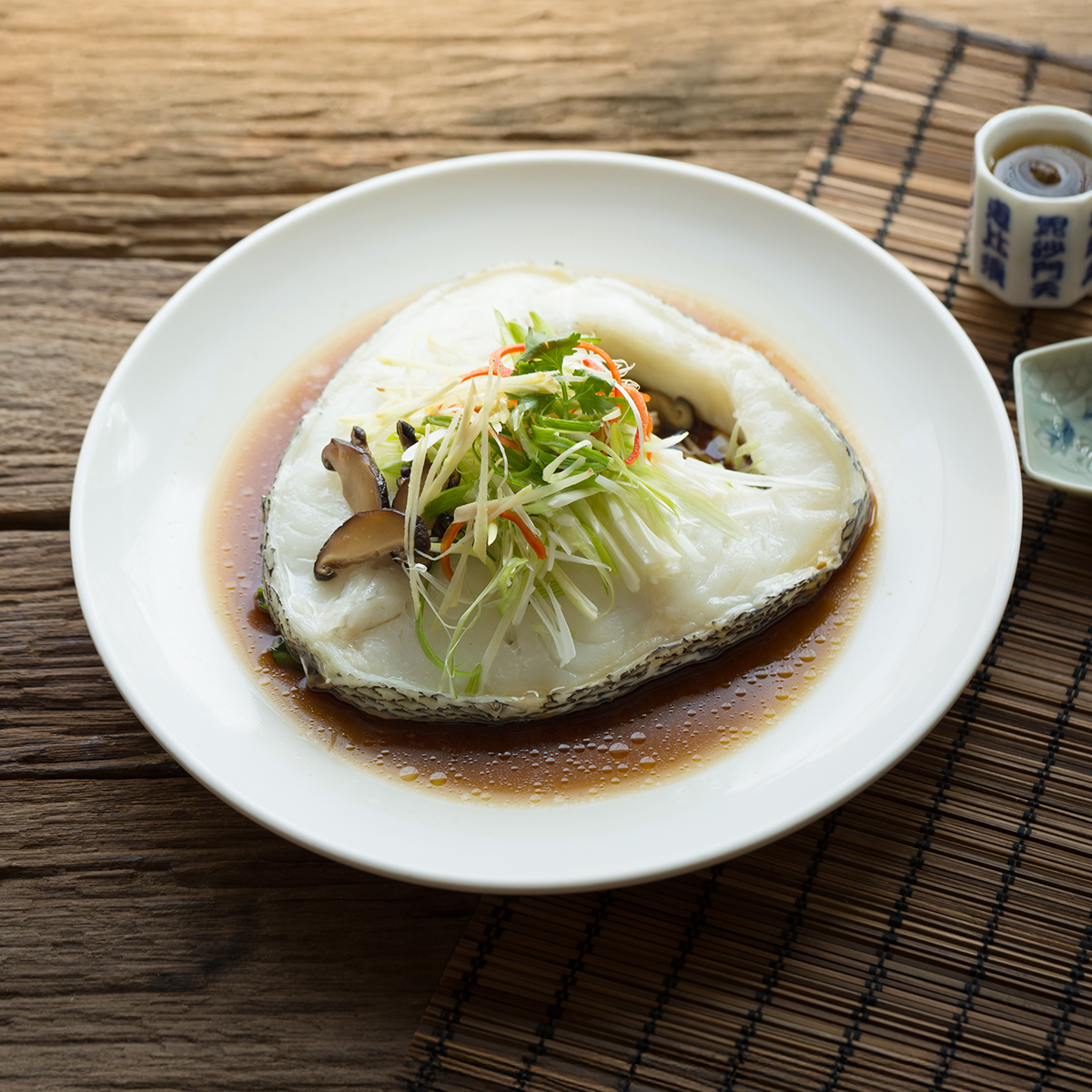 Wild Caught Chilean Sea Bass (Cod) Steak Cut