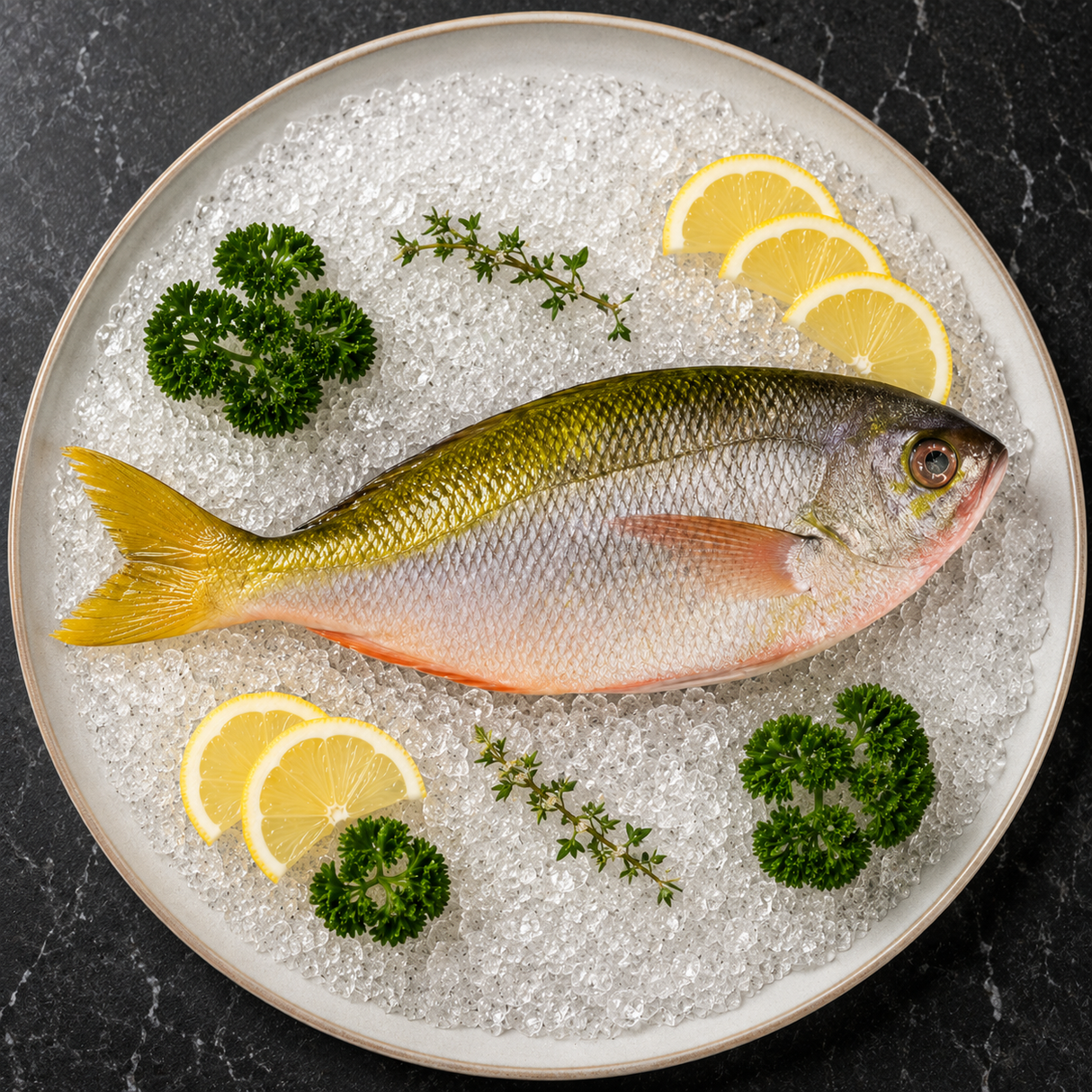 Fresh Whole Yellow Tail Fish 黄尾鱼