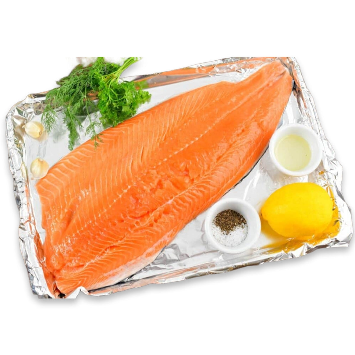 Whole Rainbow Trout Salmon Fillet