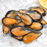 1/2 Shell Cooked Blue Mussel