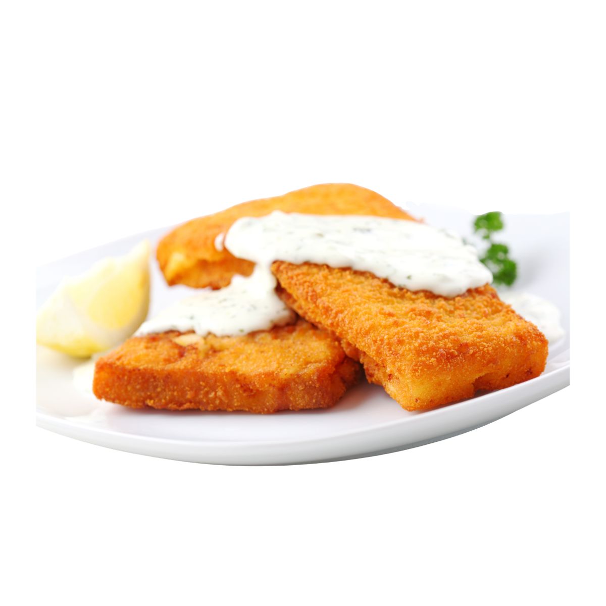Breaded Pollock Fillet Burger Meat
