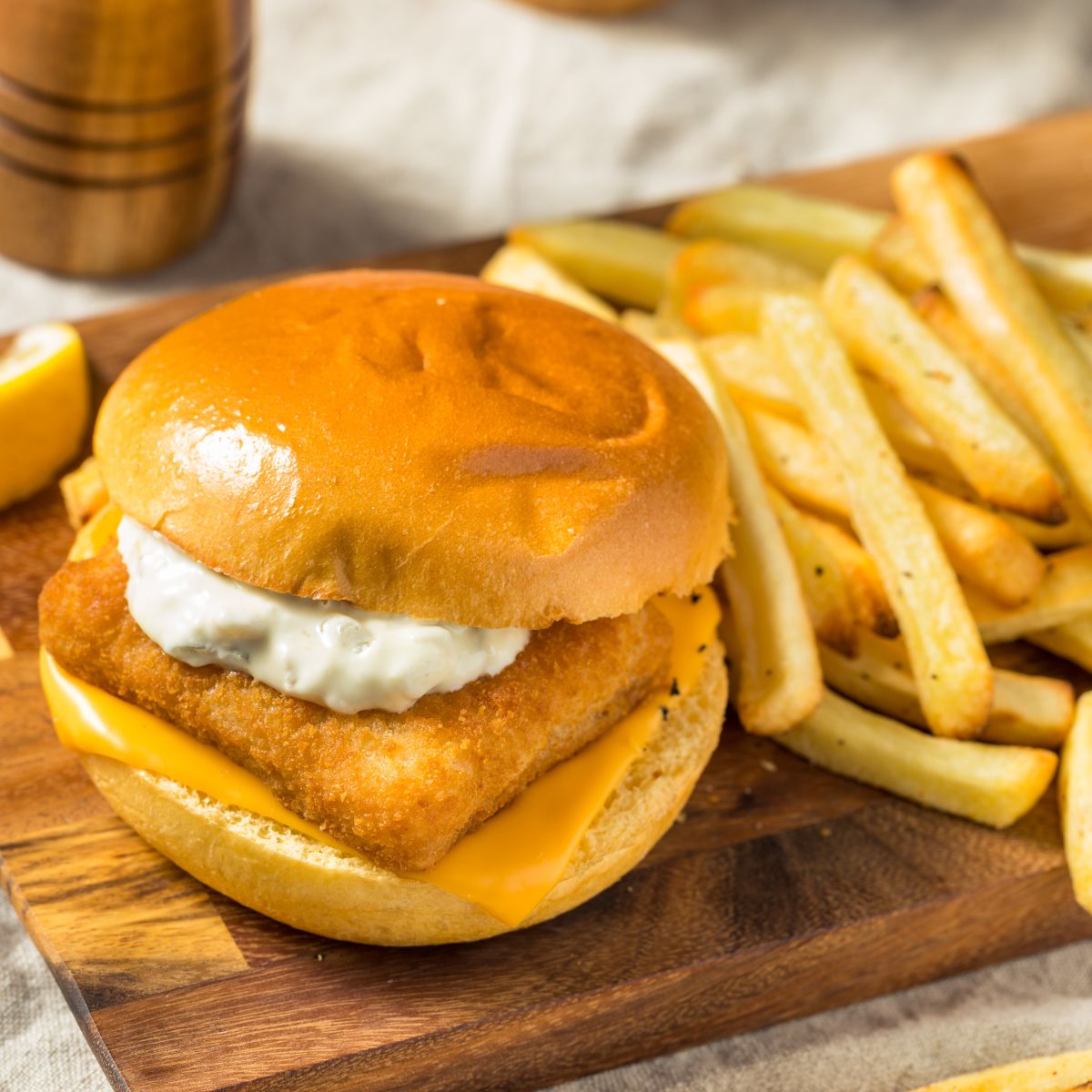 Breaded Pollock Fillet Burger Meat
