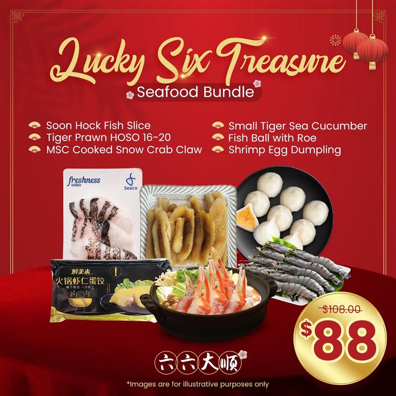 Lucky Six Treasure Seafood Bundle 六六大顺