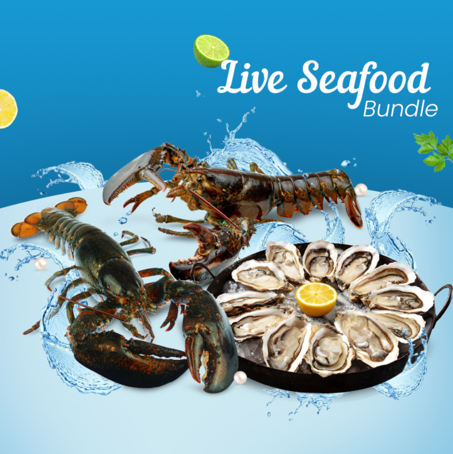 live boston lobsters, live french oysters, buy live seafood