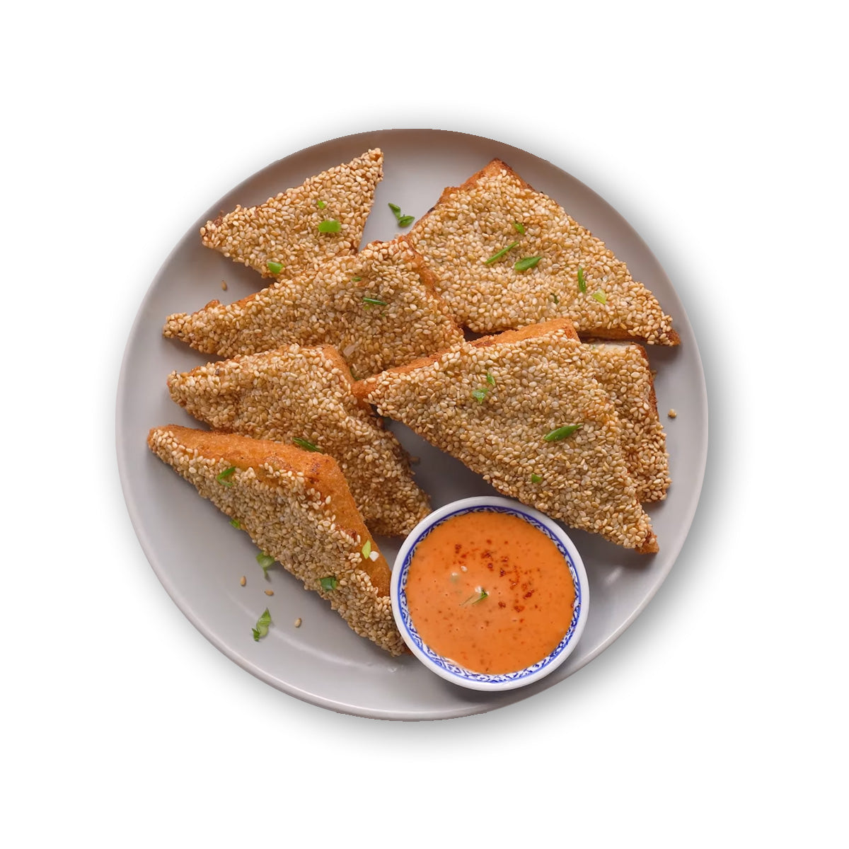 Prefried Triangle Prawn Toast