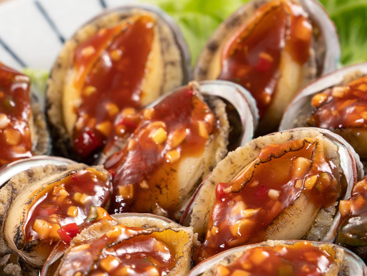 Frozen South African Abalone In Shell - 500GM (50-70g/pc)