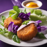 Purple Sweet Potato Croquette